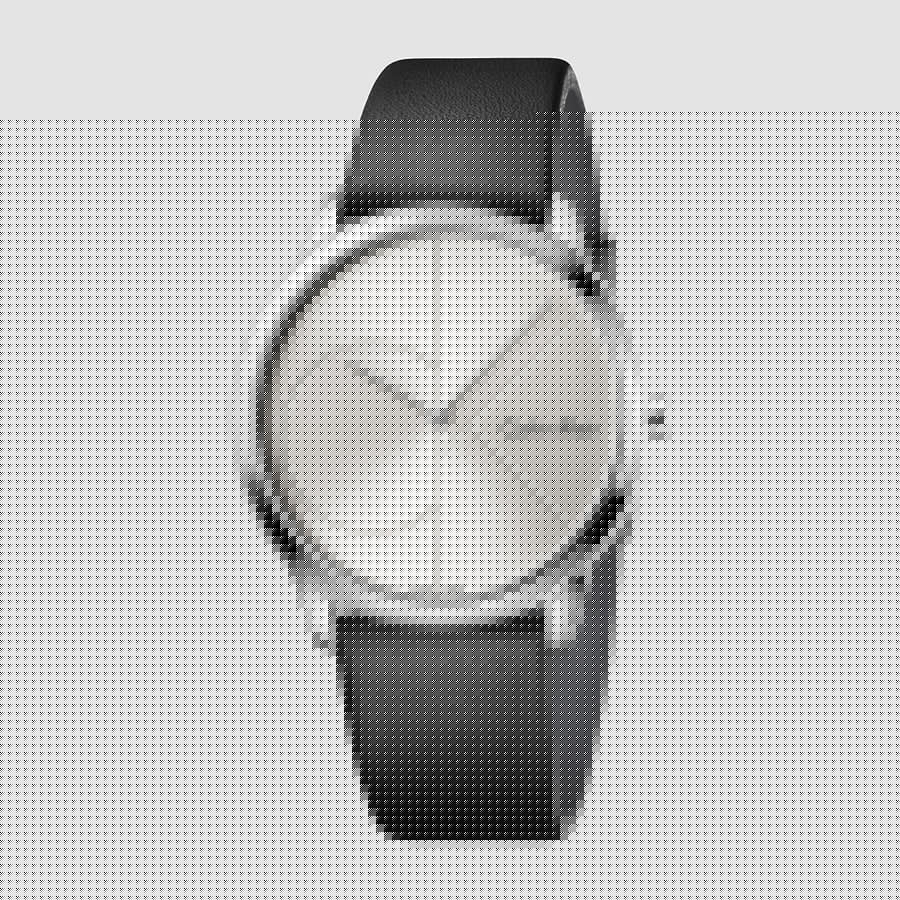 Calvin Klein Minimal Silver Dial Black Leather Strap Watch for Men - K3M211CY