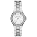 Michael Kors Lennox Three Hand Silver Dial Silver Steel Strap Watch For Women - MK7280