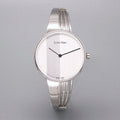 Calvin Klein Drift Silver Dial Silver Steel Strap Watch for Women - K6S2N116