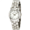 Marc Jacobs Mini Amy White Dial Silver Steel Strap Watch for Women - MBM3055