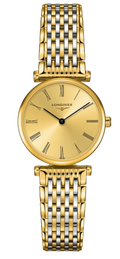Longines La Grande Classique de Longines Gold Dial Two Tone Steel Strap Watch for Women - L4.209.2.31.7