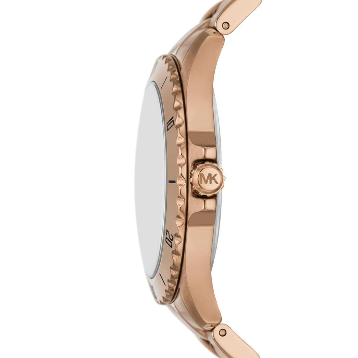 Michael Kors Everest Three Hand Quartz Black Dial Gold Steel Strap Watch For Men - MK9140