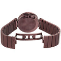 Gucci Interlocking G Quartz Brown Dial Brown Steel Strap Watch for Women - YA133317