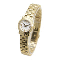 Marc Jacobs Amy Dinky White Dial Gold Steel Strap Watch for Women - MBM3226