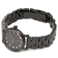 Marc Jacobs Baker Black Dial Black Steel Strap Watch for Women - MBM3425