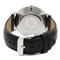 Daniel Wellington Classy Sheffield White Dial Black Leather Strap Watch For Women - DW00100080