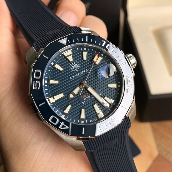 Tag Heuer Aquaracer Blue Dial Watch for Men - WAY211C.FT6155