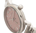 Marc Jacobs Baker Pink Dial Silver Steel Strap Watch for Women - MBM3283