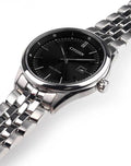 Citizen Eco Drive Black Dial Silver Steel Strap Watch For Men - BM7250-56E