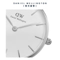 Daniel Wellington Classic Petite Reading White Dial Black Leather Strap Watch For Women - DW00100185