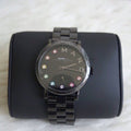 Marc Jacobs Baker Black Dial Black Steel Strap Watch for Women - MBM3425