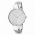 Calvin Klein Drift Silver Dial Silver Steel Strap Watch for Women - K6S2N116