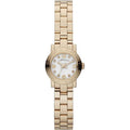 Marc Jacobs Amy Dinky White Dial Gold Steel Strap Watch for Women - MBM3226