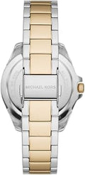 Michael Kors Kacie Three Hand Silver Dial Two Tone Steel Strap Watch for Women - MK6931