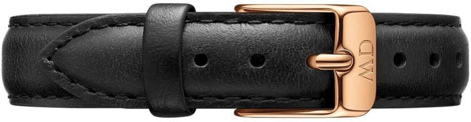 Daniel Wellington Classic Petite Sheffield Black Dial Black Leather Strap Watch For Women - DW00100224