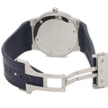 Salvatore Ferragamo F-80 Classic Blue Dial Blue Leather Strap Watch for Men - SFDT00719