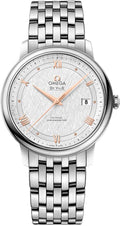 Omega De Ville Prestige Co Axial Silver Dial Silver Steel Strap Watch for Men - 424.10.40.20.02.004