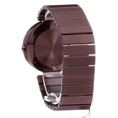 Gucci Interlocking G Quartz Brown Dial Brown Steel Strap Watch for Women - YA133317