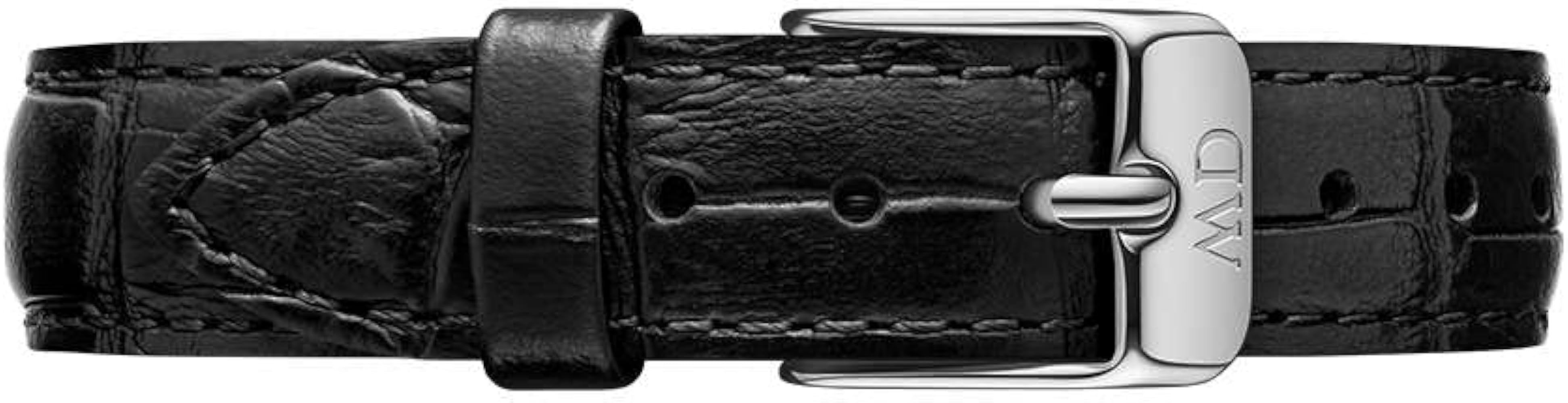 Daniel Wellington Classic Petite Reading Black Dial Black Leather Strap Watch For Women - DW00100235