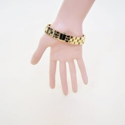 Marc Jacobs Amy Dexter Gold Dial Gold Steel Strap Watch for Women - MBM3218