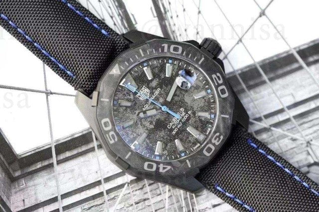Tag Heuer Aquaracer Carbon Dial Watch for Men - WBD218C.FC6447
