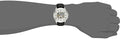 Fossil Grant Skeleton White Dial Black Leather Strap Watch for Men - ME3053