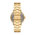 Michael Kors Blake Quartz Black Dial Gold Steel Strap Watch for Men - MK9136