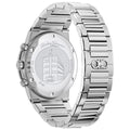 Salvatore Ferragamo Sapphire Chrono Black Dial Silver Steel Strap Watch for Men - SFME00321
