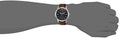 Fossil Townsman Chronograph Black Dial Brown Leather Strap Watch for Men - FS5280