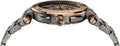 Versace Aion Chronograph Black Dial Grey Steel Strap Watch for Men - VBR050017