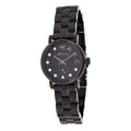 Marc Jacobs Baker Black Dial Black Steel Strap Watch for Women - MBM3425