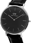 Daniel Wellington Classic Petite Reading Black Dial Black Leather Strap Watch For Women - DW00100235