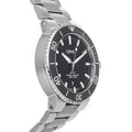 Oris Aquis Date Black Dial Silver Steel Strap Watch for Men - 0173377304134-0782405PEB