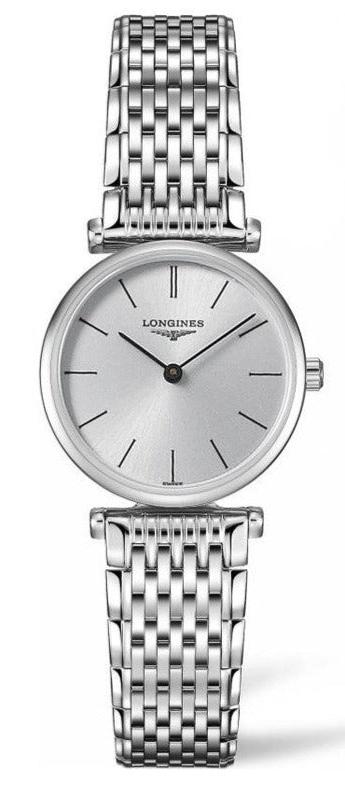 Longines La Grande Classique De Longines Silver Dial Silver Mesh Bracelet Watch for Women - L4.209.4.72.6
