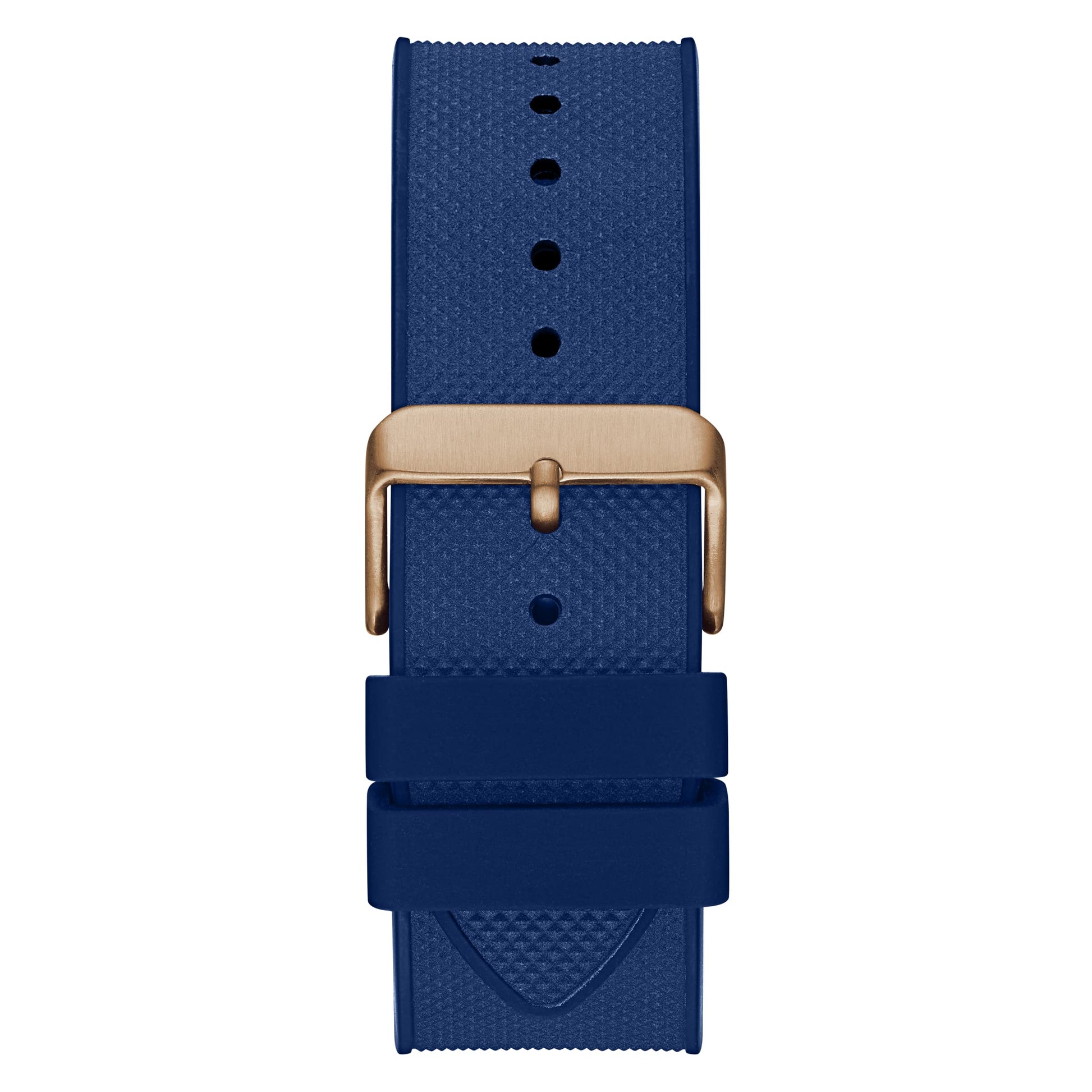 Guess Navigator Chronograph Blue Dial Blue Rubber Strap Watch for Men - GW0264G4