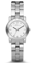 Marc Jacobs Mini Amy White Dial Silver Steel Strap Watch for Women - MBM3055