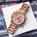 Michael Kors Cooper Rose Gold Rose Gold Steel Strap Watch for Women - MK6275