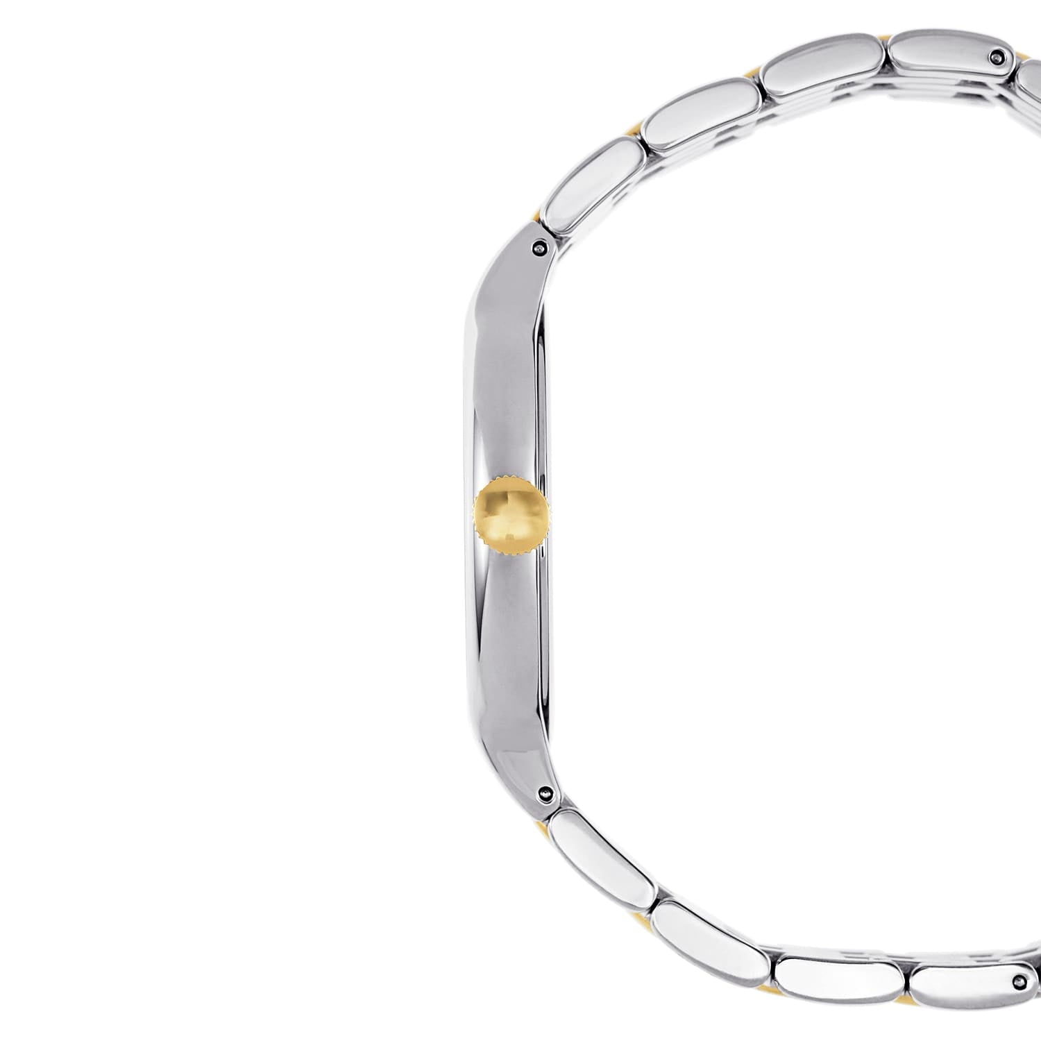 Movado Veturi Quartz Black Dial Two Tone Steel Strap Watch for Men - 0606932