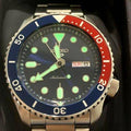 Seiko 5 Sports Automatic Blue Dial Silver Steel Strap Watch For Men - SRPD53K1