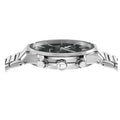 Salvatore Ferragamo Sapphire Chrono Black Dial Silver Steel Strap Watch for Men - SFME00321
