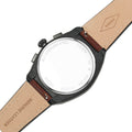 Fossil Everett Chronograph Black Dial Brown Leather Strap Watch for Men - FS5798