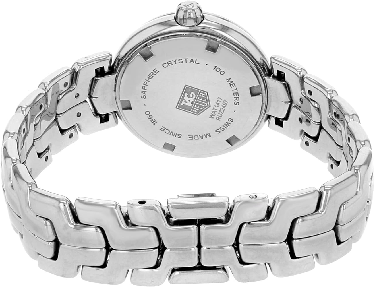 Tag Heuer Link Diamonds Mother of Pearl Dial Silver Steel Strap Watch for Women - WAT1417.BA0954