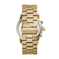 Michael Kors Runway Gold Dial Gold Steel Strap Watch for Men - MK8077
