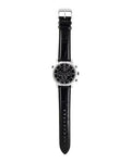 Tommy Hilfiger Harrison Chronograph Black Dial Black Leather Strap Watch for Men - 1790875