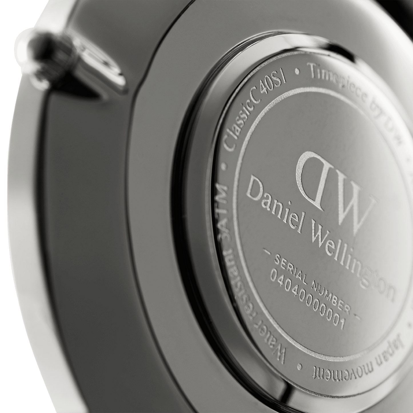Daniel Wellington Classic Cornwall Quartz Black Dial Black Nylon Strap Watch For Women - DW00100151