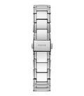 Guess Lily Quartz Silver Dial Silver Steel Strap Watch For Women - GW0528L1