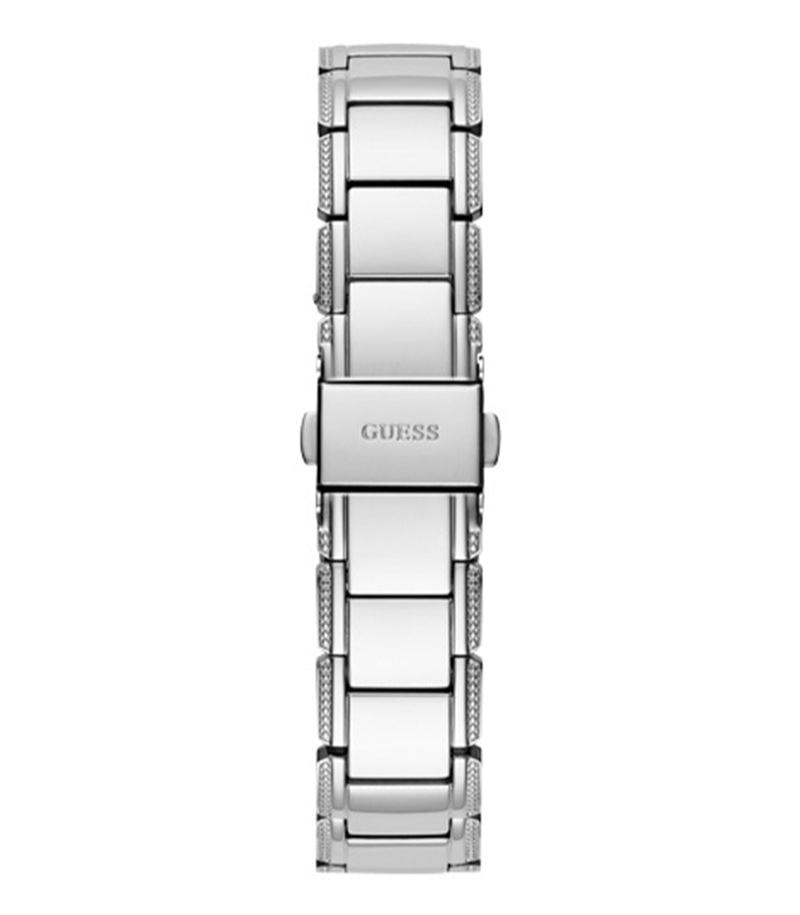 Guess Lily Quartz Silver Dial Silver Steel Strap Watch For Women - GW0528L1