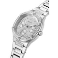 Guess Duchess Quartz Silver Dial Silver Steel Strap Watch For Women - GW0558L1