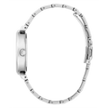 Guess Rumour Quartz Black Dial Silver Steel Strap Watch For Women - GW0613L1