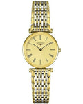 Longines La Grande Classique de Longines Gold Dial Two Tone Steel Strap Watch for Women - L4.209.2.31.7